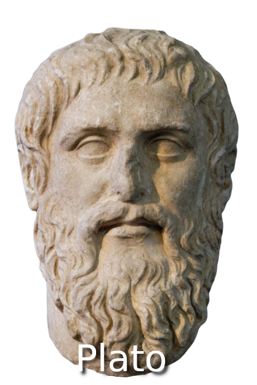 A Roman copy of a 370 bce bust of Plato.